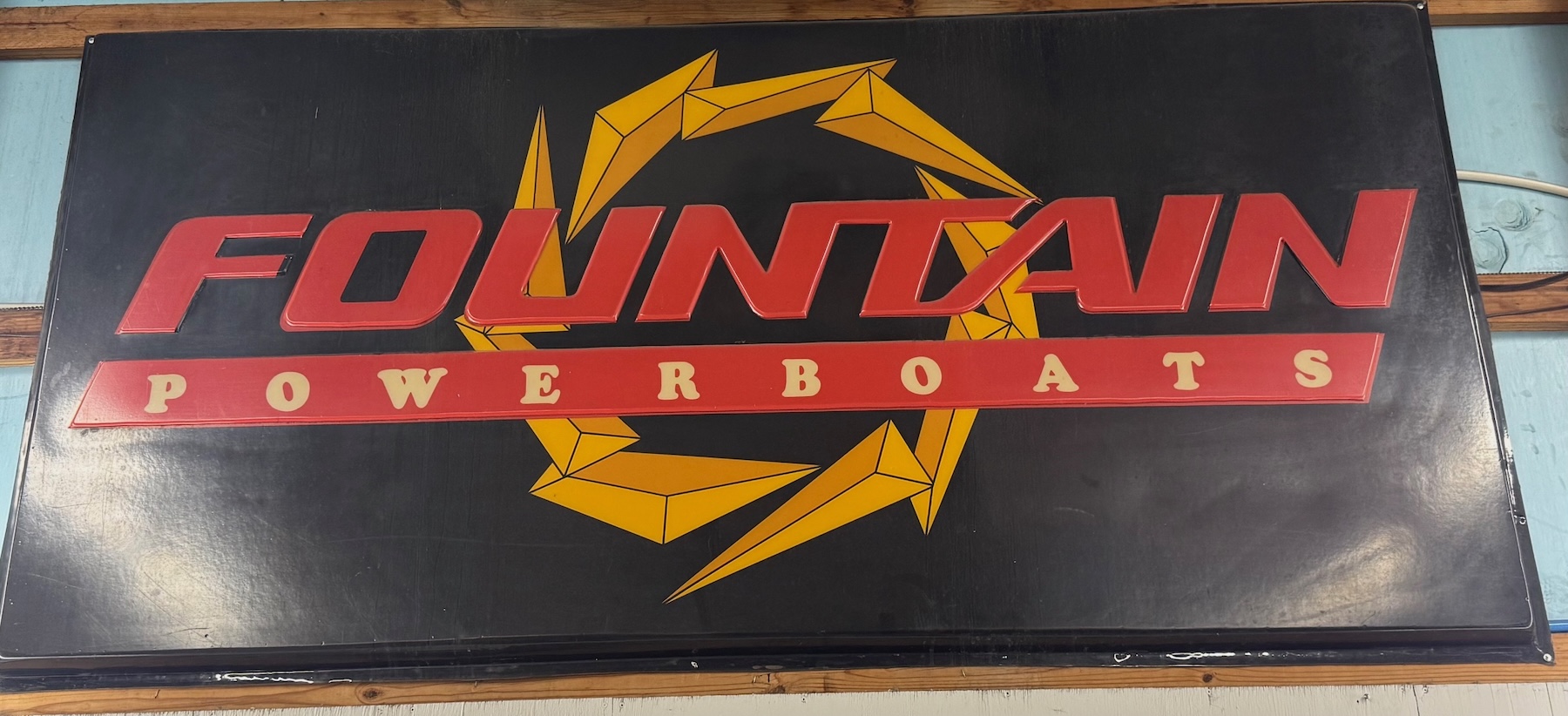 Vintage Fountain Dealer Sign